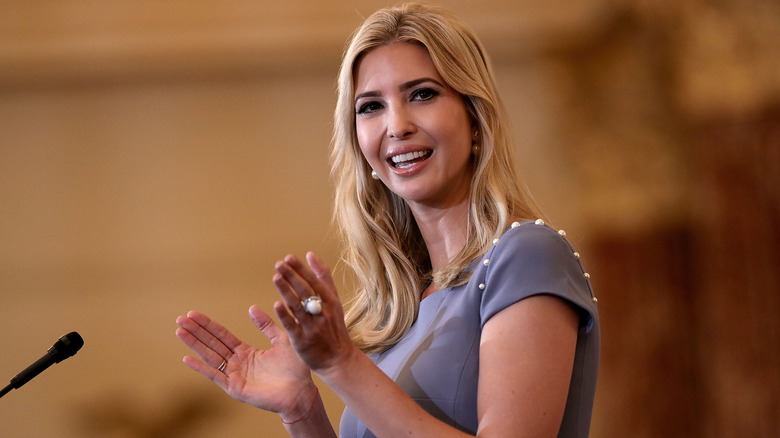 Ivanka Trump smiling and clapping