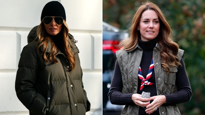 Split image of Melania Trump and Kate Middleton