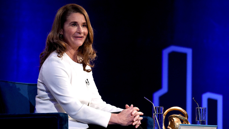 Melinda Gates talking