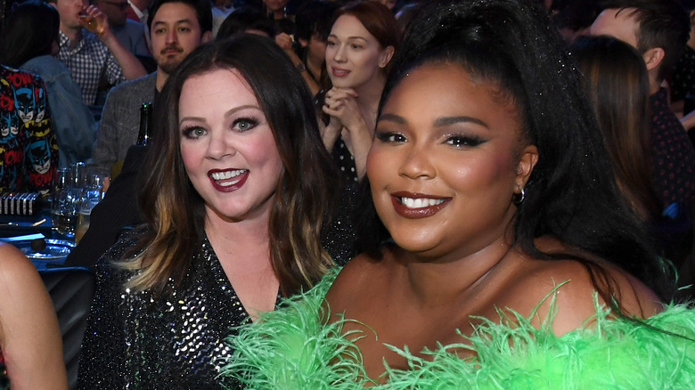 Melissa McCarthy with Lizzo