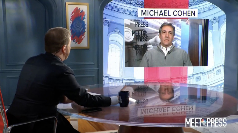 Michael Cohen with Chuck Todd on Meet the Press