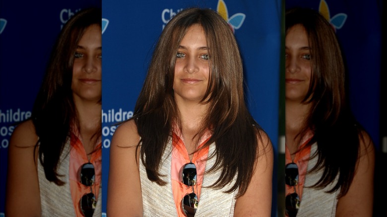 Paris Jackson smiling