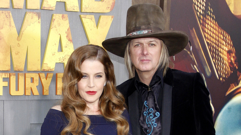 Michael Lockwood and Lisa Marie Presley on the red carpet