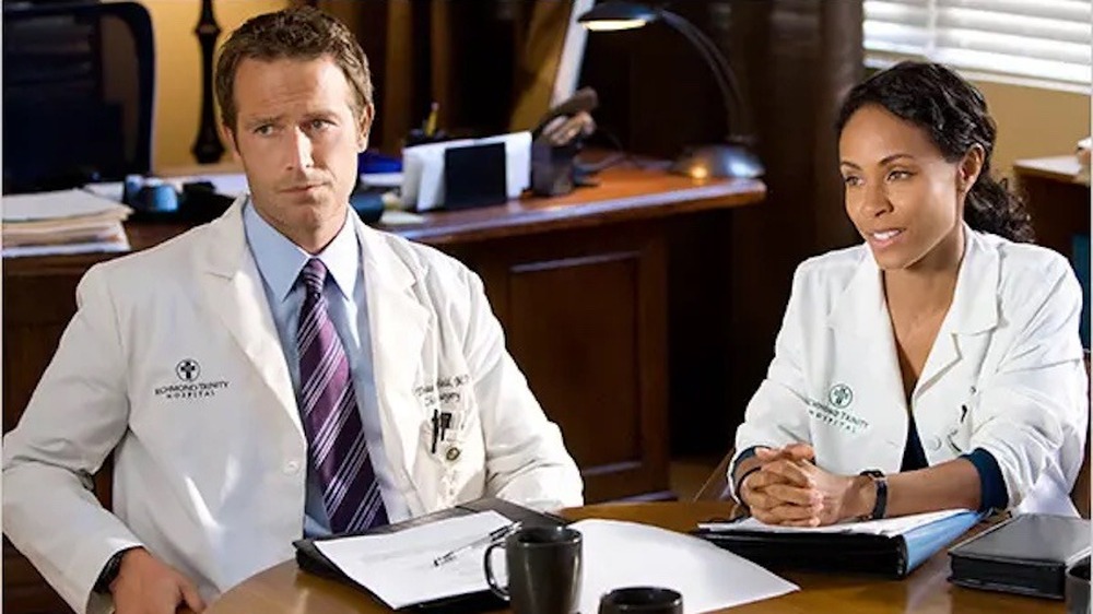 Michael Vartan and Jada Pinkett Smith in HawthoRNe