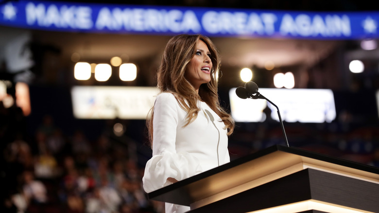 Melania Trump speaking