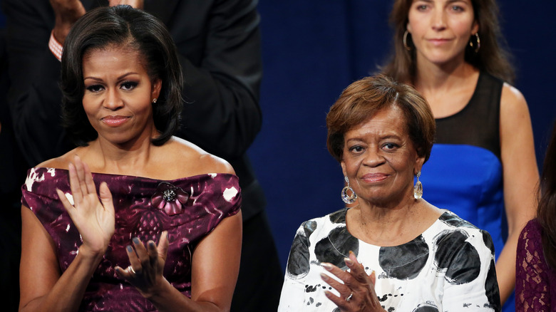Michelle Obama and her mom, Marian Robinson
