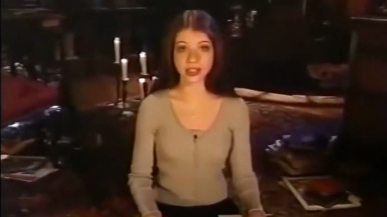 Michelle Trachtenberg hosting Truth or Scare