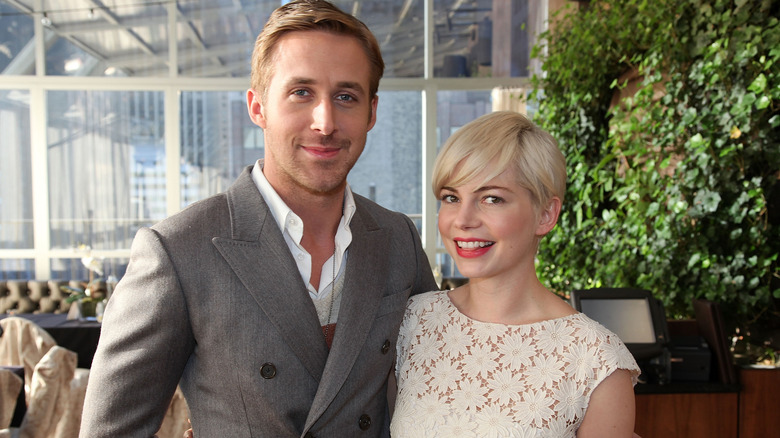 Ryan Gosling and Michelle Williams smiling