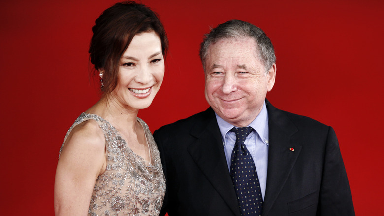 Michelle Yeoh and Jean Todt pose together