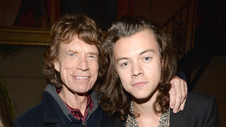 Mick Jagger and Harry Styles