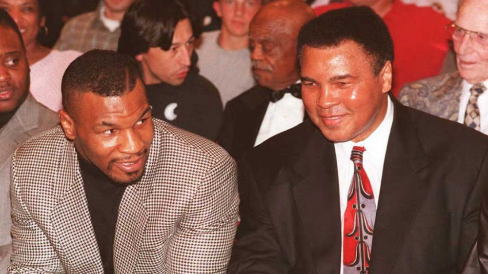 Mike Tyson and Muhammed Ali 