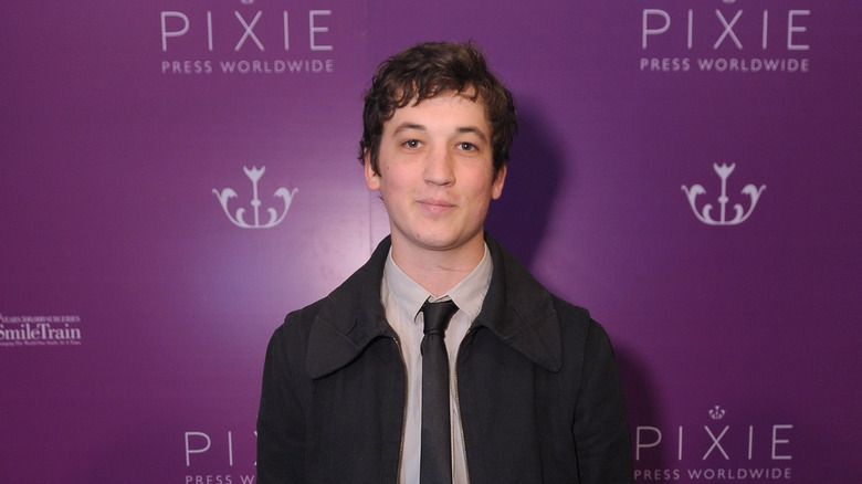 Miles Teller at Pixie Press Worldwide event