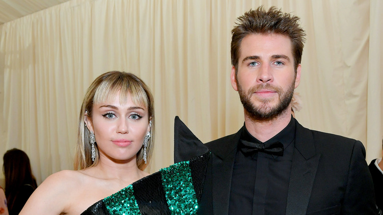 Miley Cyrus and Liam Hemsworth Metropolitan Museum of Art 2019