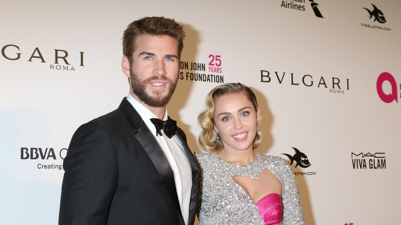 Liam Hemsworth and Miley Cyrus