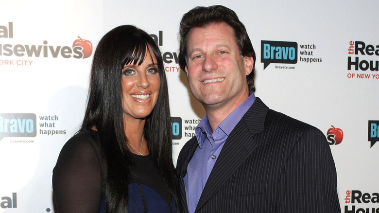 Patti Stanger and Andy Friedman smiling