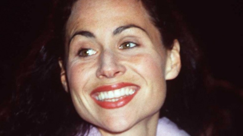 Minnie Driver, smiling