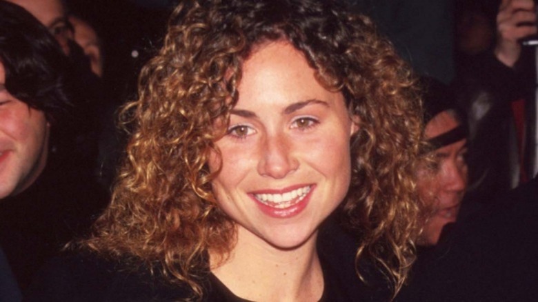 Minnie Driver, smiling