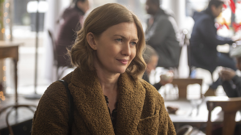 Still image of Mireille Enos from "Lucky Hank"