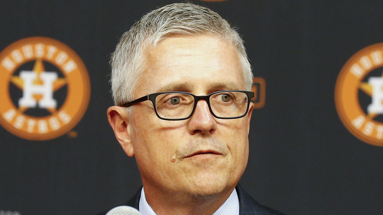 Jeff Luhnow wearing glasses