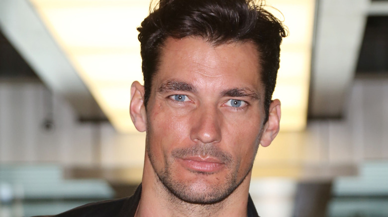 David Gandy with stubble