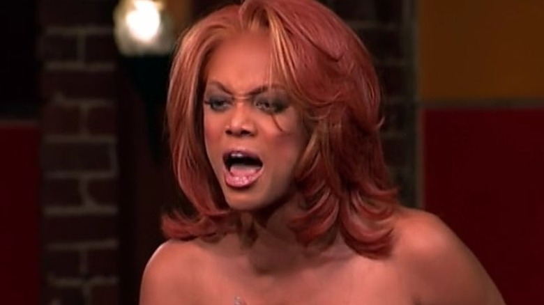 Tyra Banks yelling