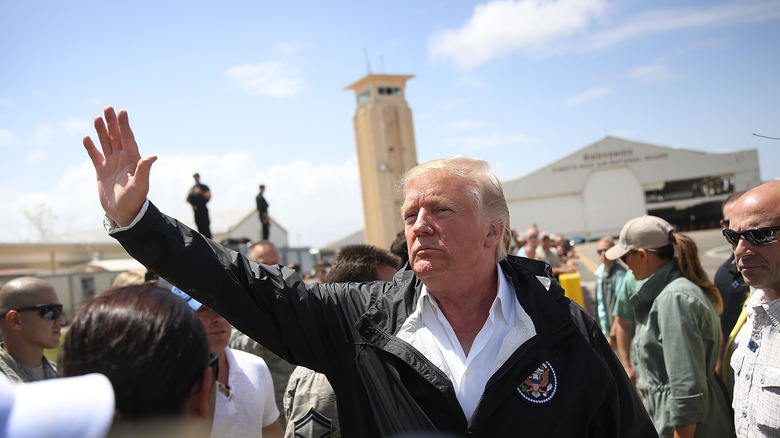 Donald Trump in Puerto Rico