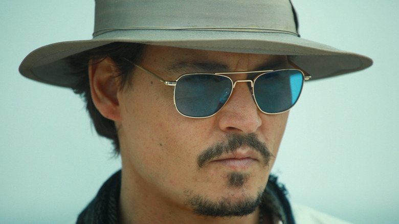 Johnny Depp in sunglasses