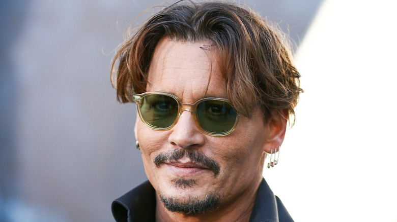 Johnny Depp in sunglasses