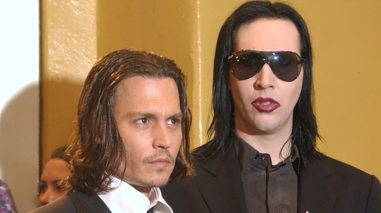 Johnny Depp and Marylin Manson