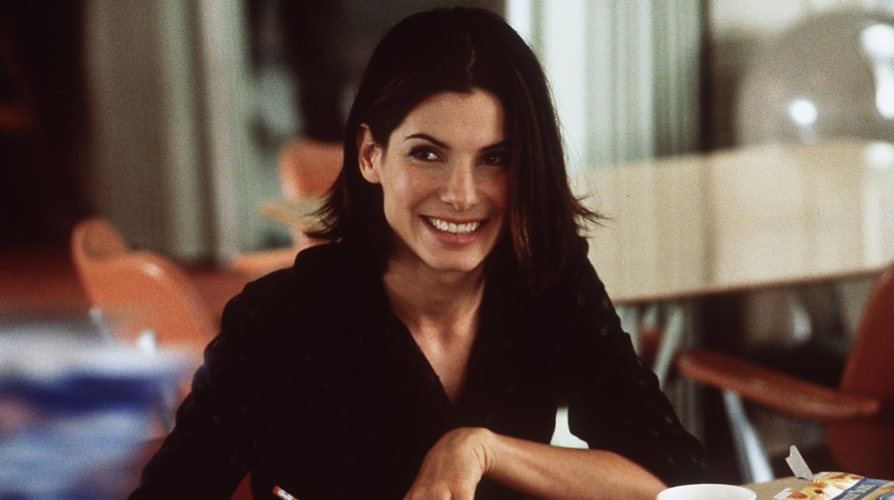 Sandra Bullock grinning