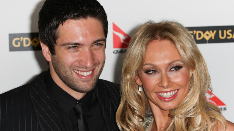 Kym Johnson, Dmitry Chaplin smiling