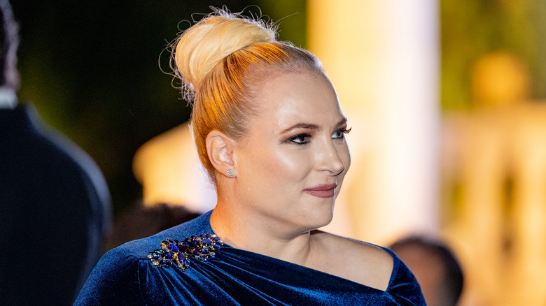 Meghan McCain smirking