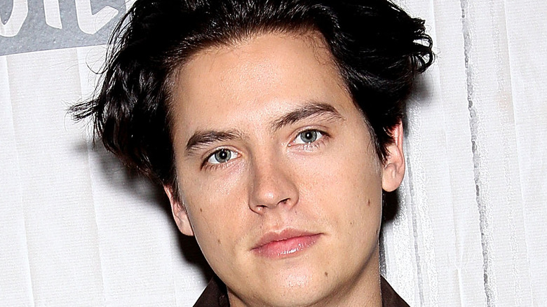 Cole Sprouse looking at camera