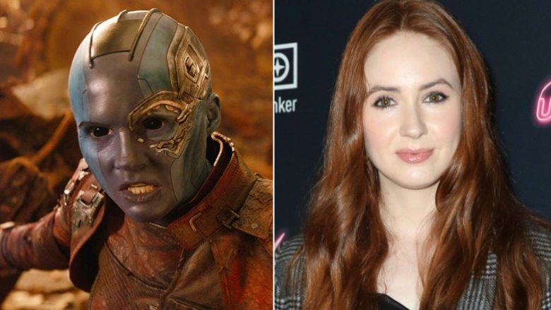 Karen Gillan as Nebula in avengers endgame, Karen Gillan