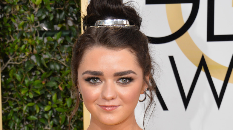 Maisie Williams at the Golden Globes