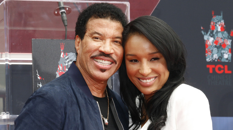 Lionel Richie, Lisa Parigi smiling