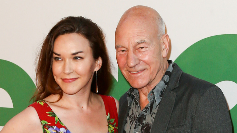 Sunny Ozell, Patrick Stewart smiling