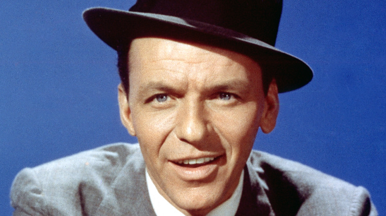 Frank Sinatra smiling 