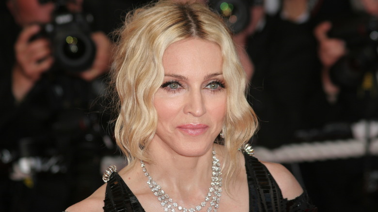 Madonna smiling 