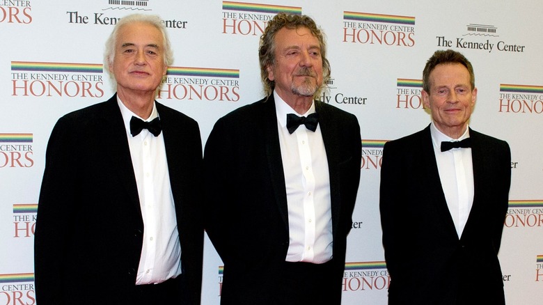 Led Zeppelin in tuxedos 