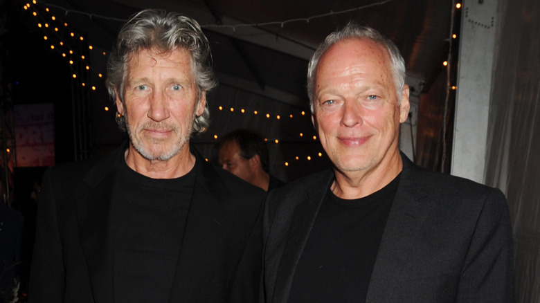 David Gilmour, Roger Waters wearing black