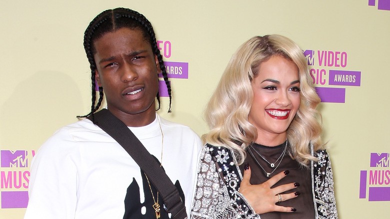 A$AP Rocky and Rita Ora on the red carpet