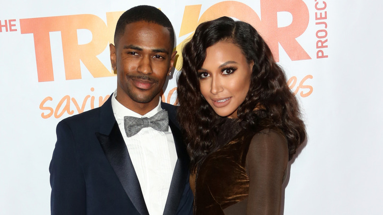 Big Sean and Naya Rivera on the red carpet