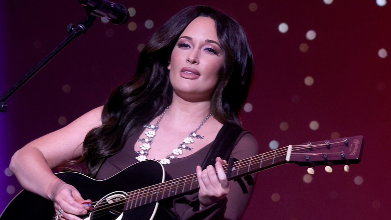 Kacey Musgraves performing on stage