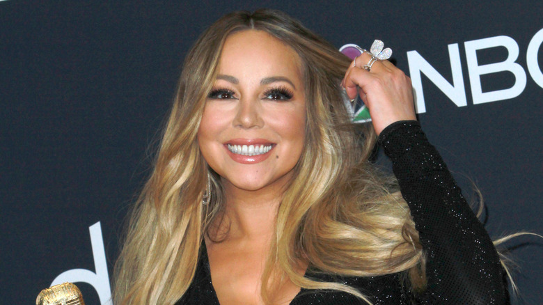 Mariah Carey smiling