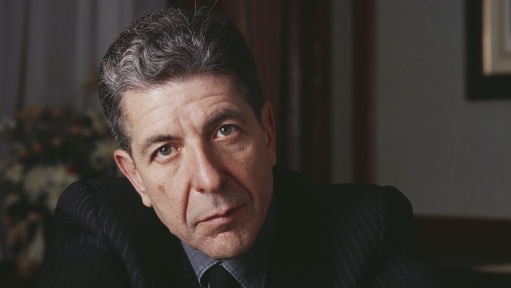 Leonard Cohen in London in 1987