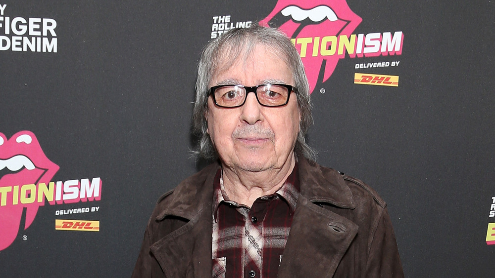 Bill Wyman at a Rolling Stones exhibition 