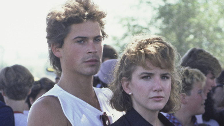 Melissa Gilbert and Rob Lowe