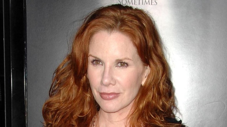 Melissa Gilbert black dress 