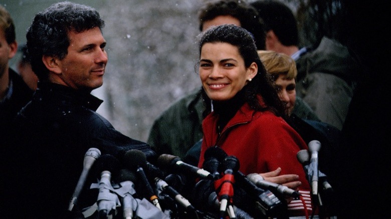 Jerry Solomon and Nancy Kerrigan smiling at an event